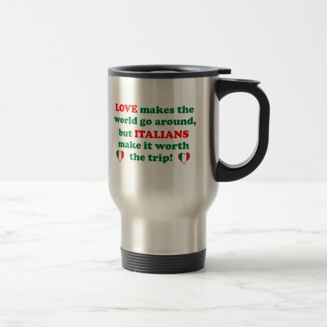 Caneca Térmica Amor italiano (Direita)