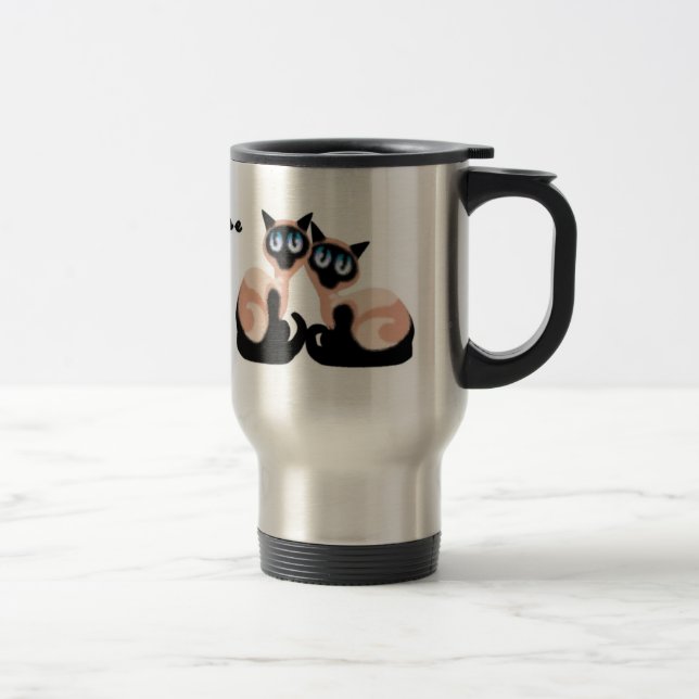 Caneca Térmica Amor Siamese (Direita)