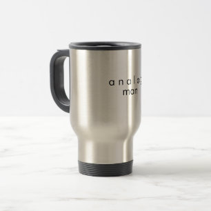 Caneca Térmica Analog Man de Aço Inoxidável