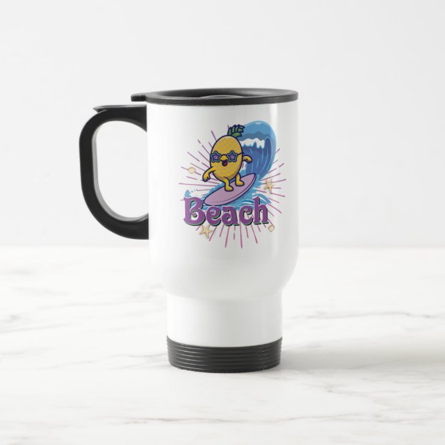 Caneca Térmica Ananás de esqui aquático (Esquerda)