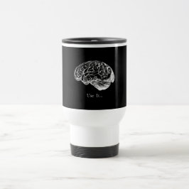 Caneca Térmica Anatomia do cérebro - use-a