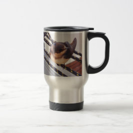 Caneca Térmica Andorinha-do-mar Migrando de Iate