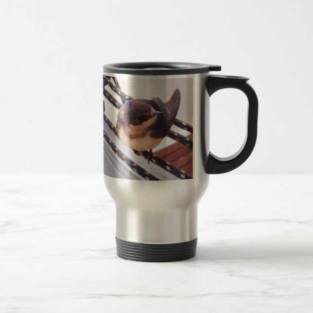 Caneca Térmica Andorinha-do-mar Migrando de Iate (Direita)