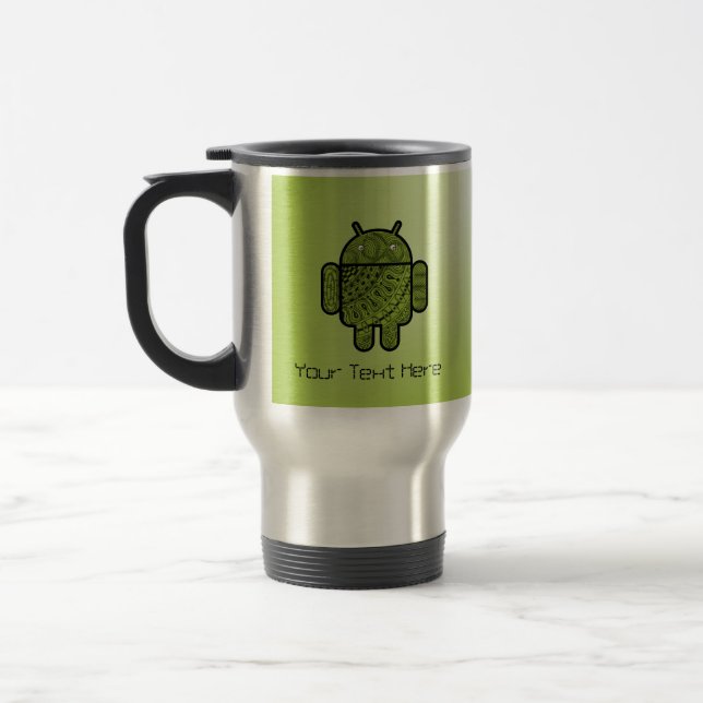 Caneca Térmica Android™ Pancho Doodle (Esquerda)