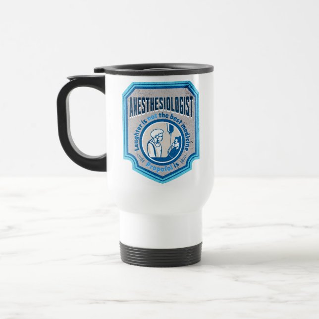 Caneca Térmica Anestesiologista Engraçado Propofoto O Melhor Medi (Esquerda)