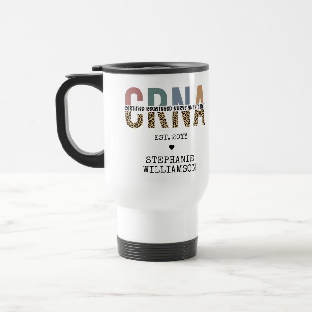 Caneca Térmica Anestesista de Enfermeira Registrada Certificada C (Esquerda)