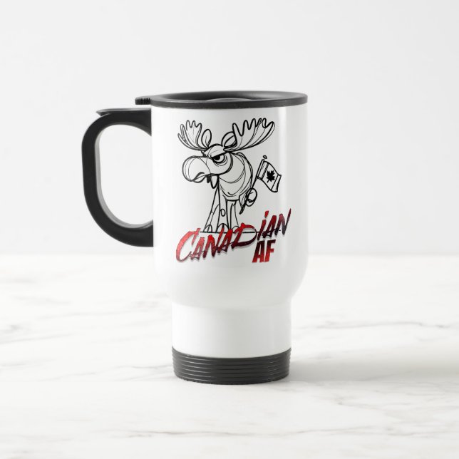 Caneca Térmica Angry Moose Canadian AF (Esquerda)
