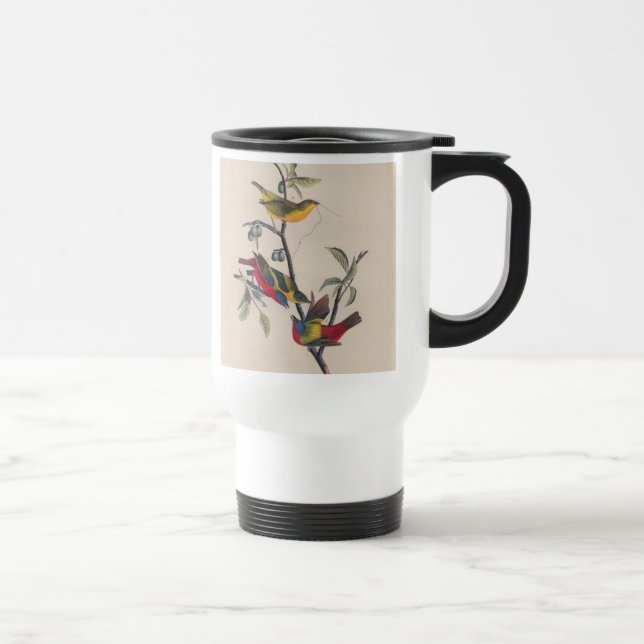 Caneca Térmica Animais Selvagens de Aves Pintadas com Audubon (Direita)