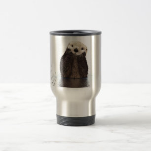 Caneca Térmica Animal macio adorável bonito da lontra