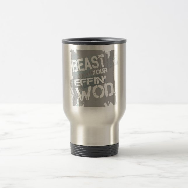 Caneca Térmica Animal seu 'wod do effin (Centro)