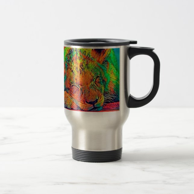 Caneca Térmica AnimalColor_Lion_002 (Direita)