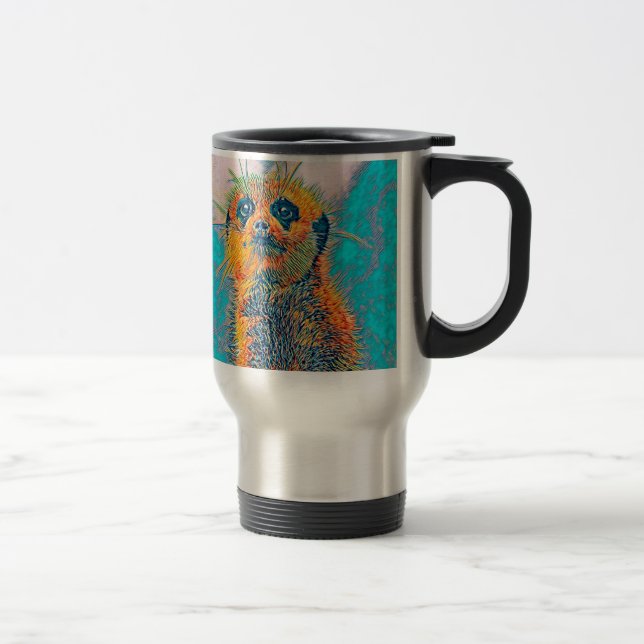 Caneca Térmica AnimalMix_Meerkat_005 (Direita)