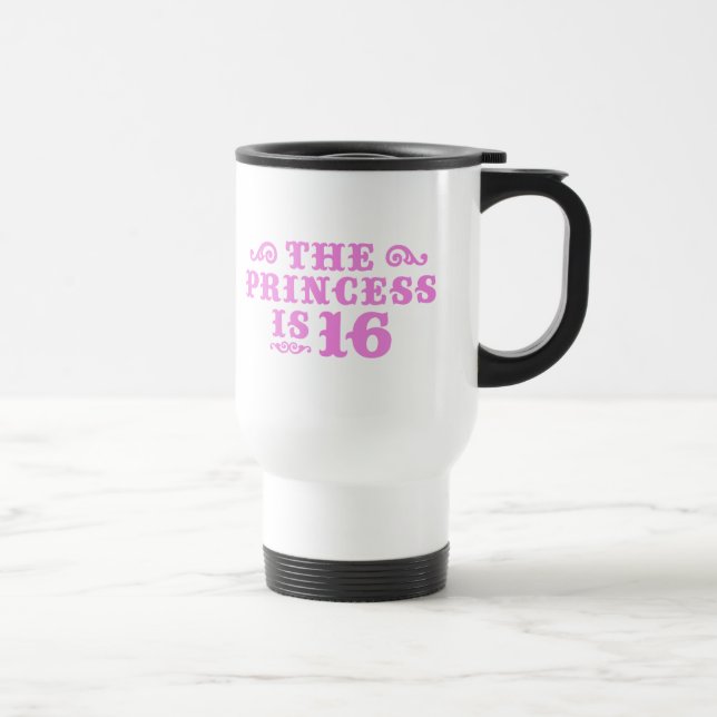 Caneca Térmica Aniversário de 16 anos (Direita)