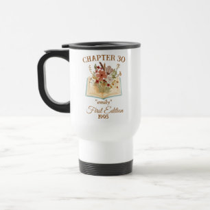 Caneca Térmica Aniversário de 30 anos de capítulo personalizado, 