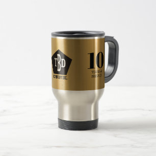 Caneca Térmica Aniversário do marco de 10 anos do funcionário em 