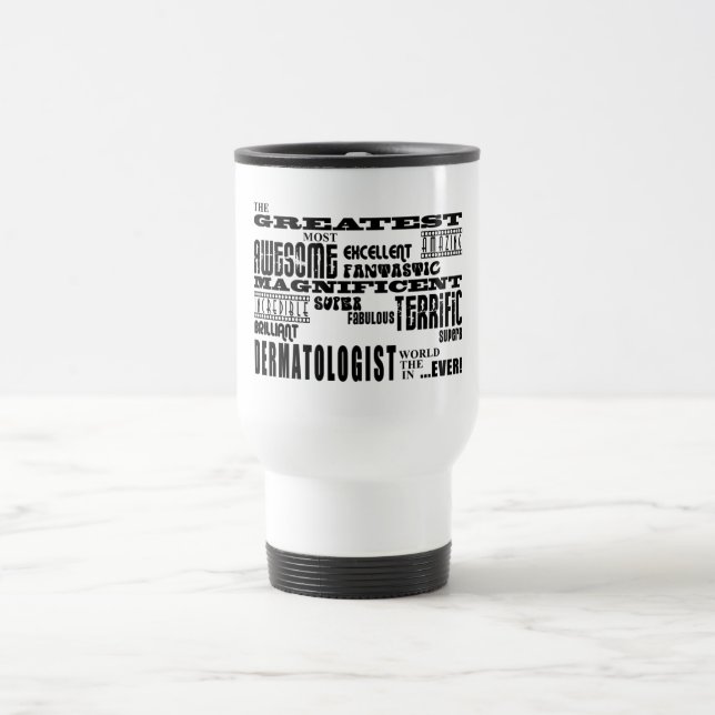 Caneca Térmica Aniversários dos dermatologistas: O grande (Centro)