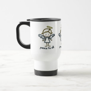 Caneca Térmica Anjo-Paz para Todos