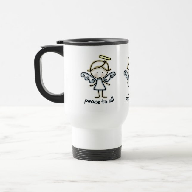 Caneca Térmica Anjo-Paz para Todos (Esquerda)