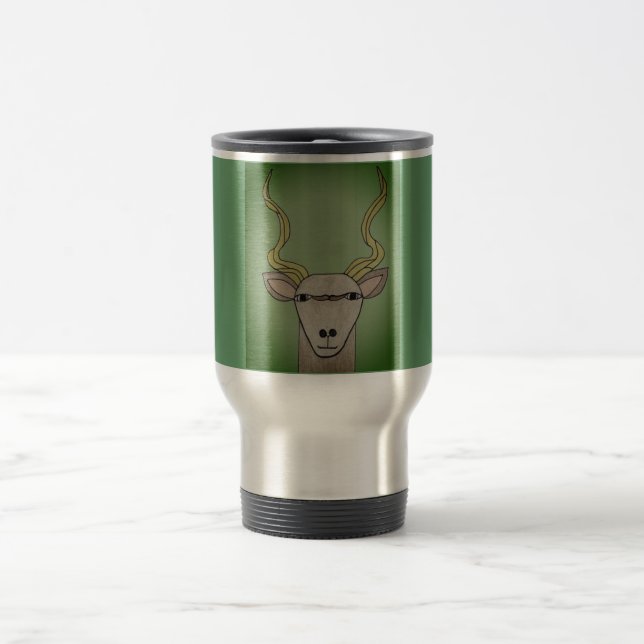 Caneca Térmica Antílope Kudu Africano (Centro)