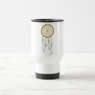 Caneca Térmica Apanhador de Sonhos--Turquesa Azul