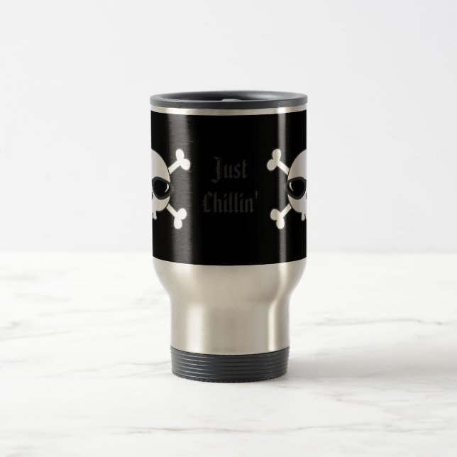 Caneca Térmica Apenas crânios de Chillin com óculos de sol (Centro)