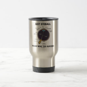 Caneca Térmica Apenas Eyeball sua maneira ao sucesso (a anatomia
