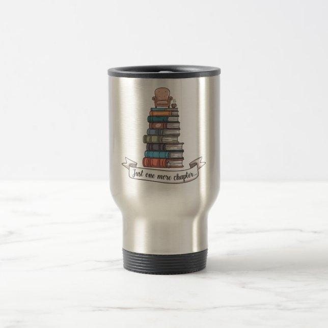 Caneca Térmica Apenas Mais Um Capítulo - Design do Livro Cozy (Centro)