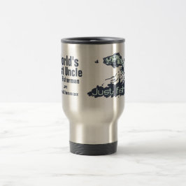Caneca Térmica Apenas pescando pescador do tio do mundo o melhor