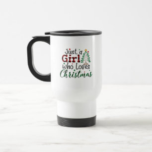 Caneca Térmica Apenas Uma Menina Que Ama O Passado Natal