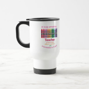 Caneca Térmica Apreciação Colorida do Professor Crayon/ Jardim