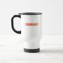 Caneca Térmica Apreciação de Tipografia Moderna para Enfermeira d