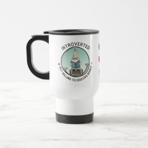 Caneca Térmica Apresentado, Mas Disposto A Discutir Livros