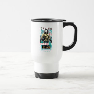 Caneca Térmica Aquaman "salvador gráfico modernista dos mares"