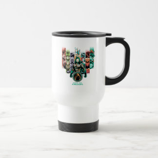 Caneca Térmica Aquaman | "Unir Os Reinos" Atlânticos Gráfico