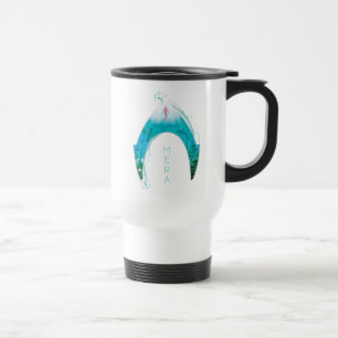 Caneca Térmica Aquaman   vê completamente o gráfico do oceano d