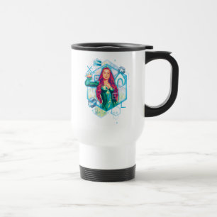Caneca Térmica Aquaman   Xebel Princess Mera Hexagonal