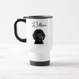 Caneca Térmica Aquarela de Cachorro Dachshund Fofo