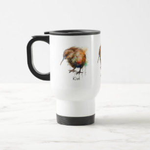 Caneca Térmica Aquarela neozelandesa Kiwi