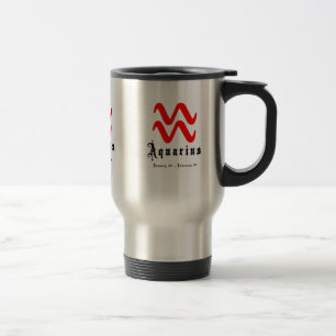 Caneca Térmica Aquário, 20 de janeiro - 18 de fevereiro