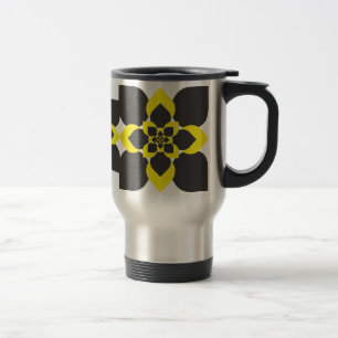 Caneca Térmica arabesco abstrato