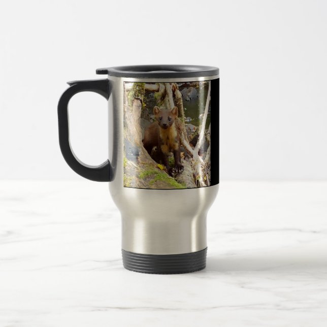 Caneca Térmica Arbusto de Pine Marta Floresta de Madeira de Tora  (Esquerda)