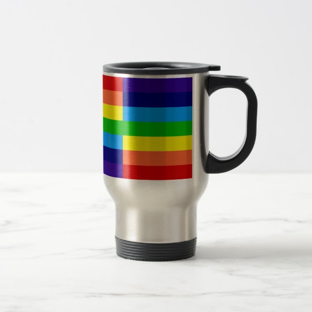 Caneca Térmica arco-íris, arco-íris, arco-íris (Direita)