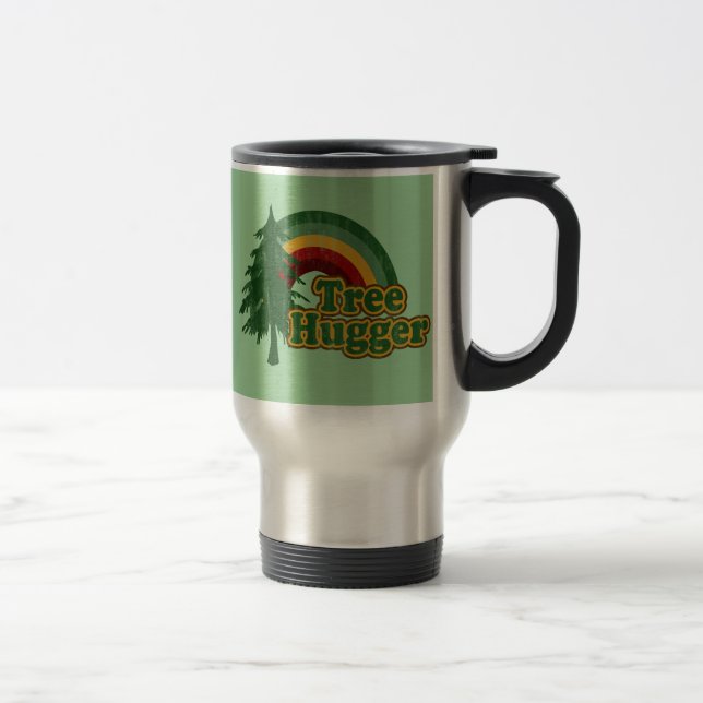 Caneca Térmica Arco-íris do Hippie de Hugger da árvore (Direita)