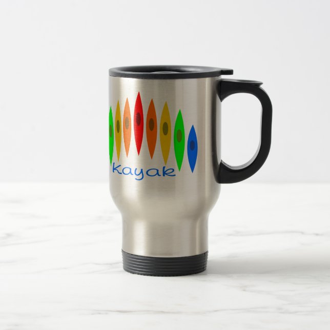 Caneca Térmica Arco-íris dos caiaque (Direita)