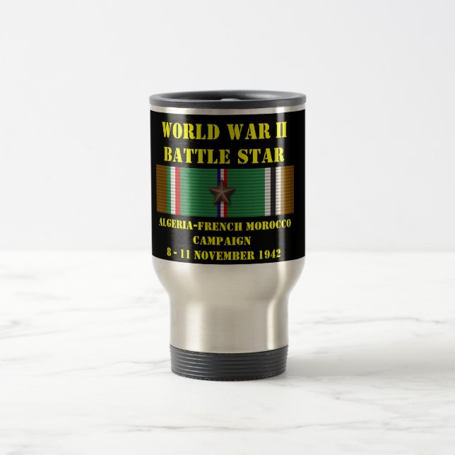Caneca Térmica Argélia - Campanha Francesa em Marrocos (Centro)