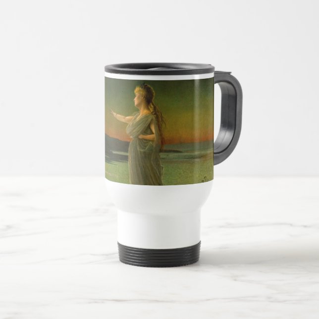 Caneca Térmica Ariadne em Naxos John Atkinson Grimshaw (Frente Esquerda)