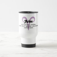 Aries Zodiac Sinal Traços Super Mãe Roxo