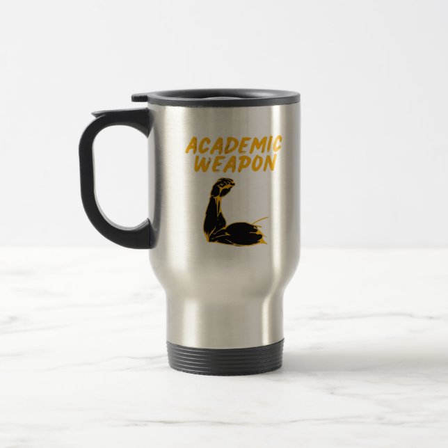 Caneca Térmica Arma Acadêmica - Clássico Inspiracional (Esquerda)