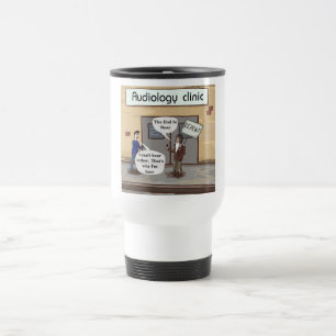 Caneca Térmica Arrependa-se Para o Escritório do Audiologista Div