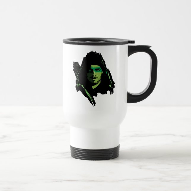 Caneca Térmica Arrow | Green Arrow Green Stylized Cutout (Direita)